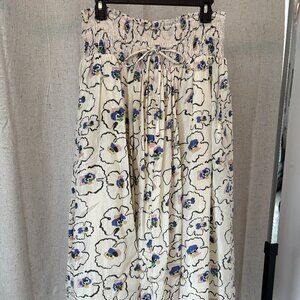 APIECE APART floral print women's silk skirt